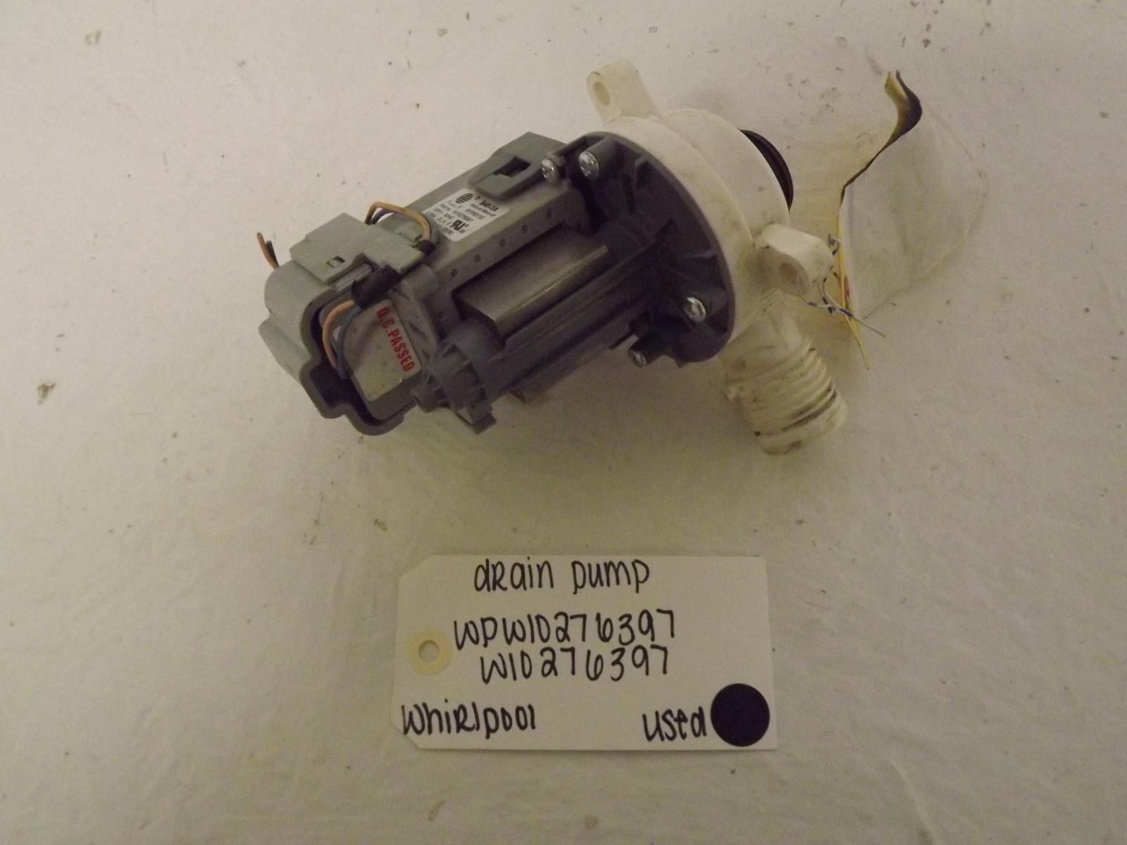 Whirlpool Washer WPW10276397 W10276397 Drain Pump Used Whirlpool Washer WPW10276397 W10276397 Drain Pump Used
